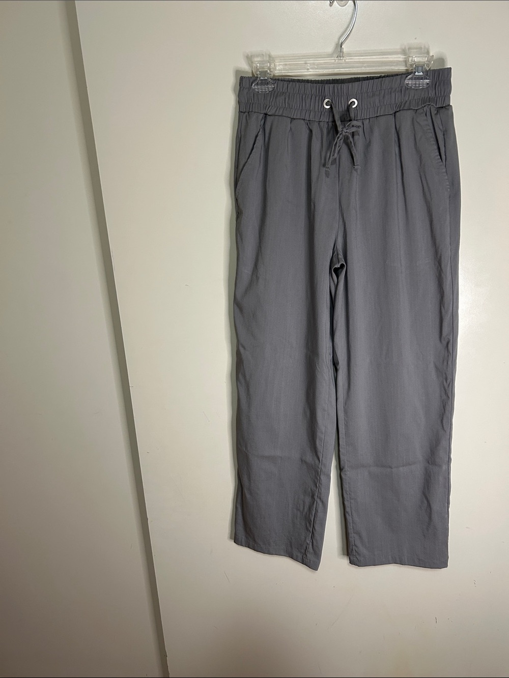 Women’s Gray Drawstring Casual Pants